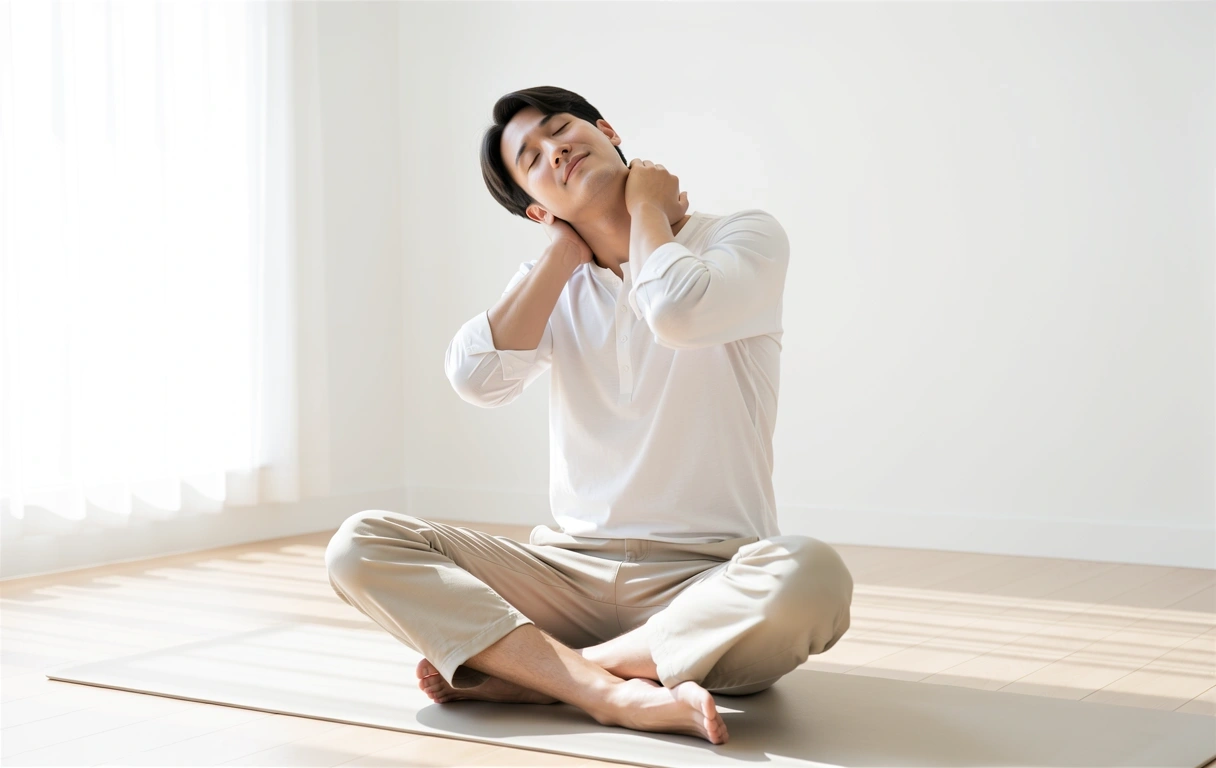 Latihan peregangan leher